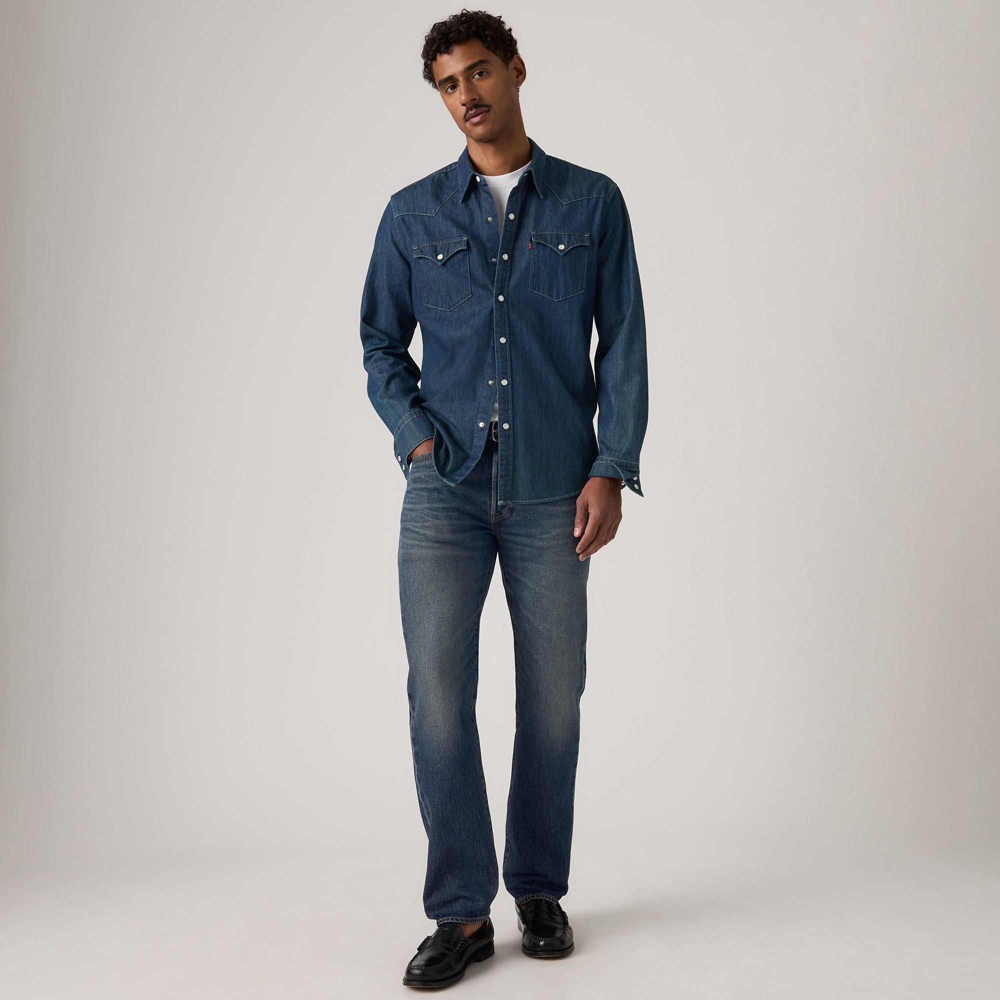 Levi's® Men's 501® Original Jeans - Dark Wash | Levi's TH