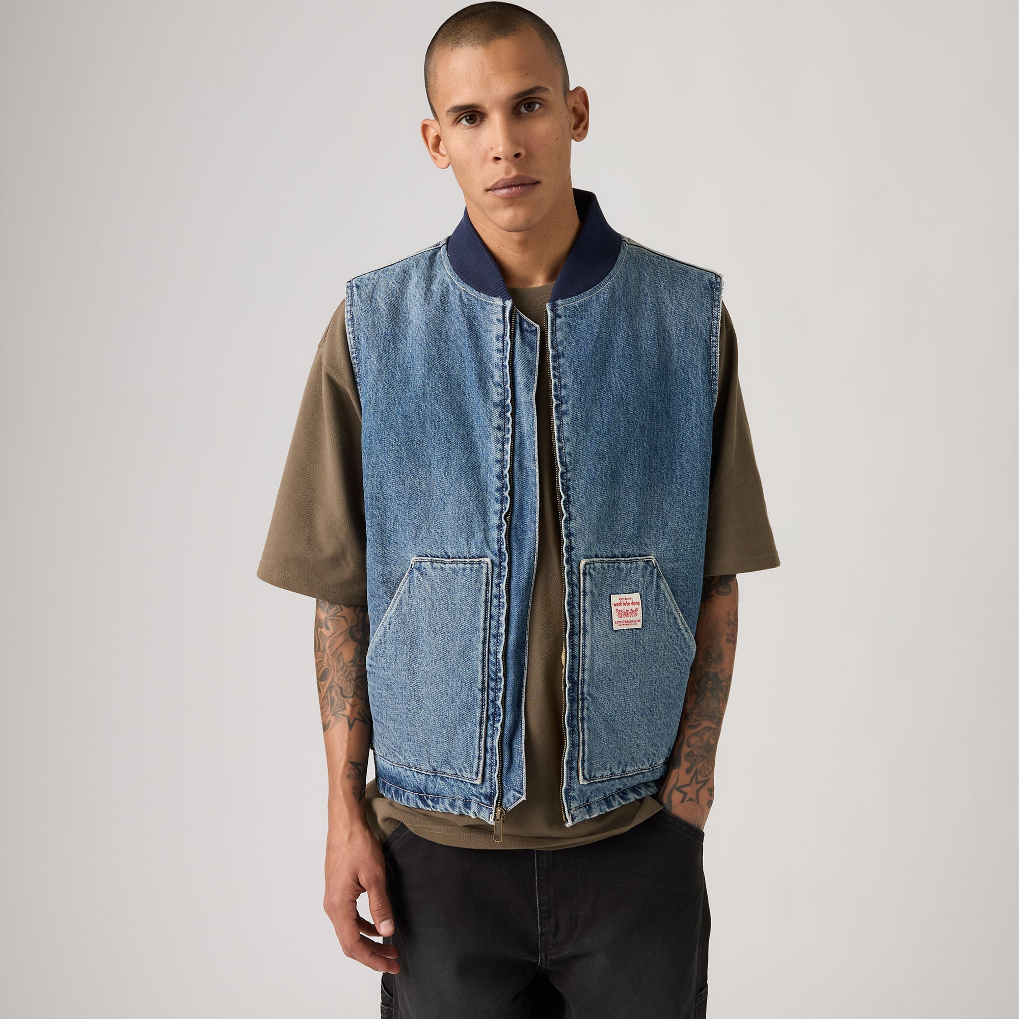 Levi's® Men's Sansome Vest - Neutral | Levi's TH