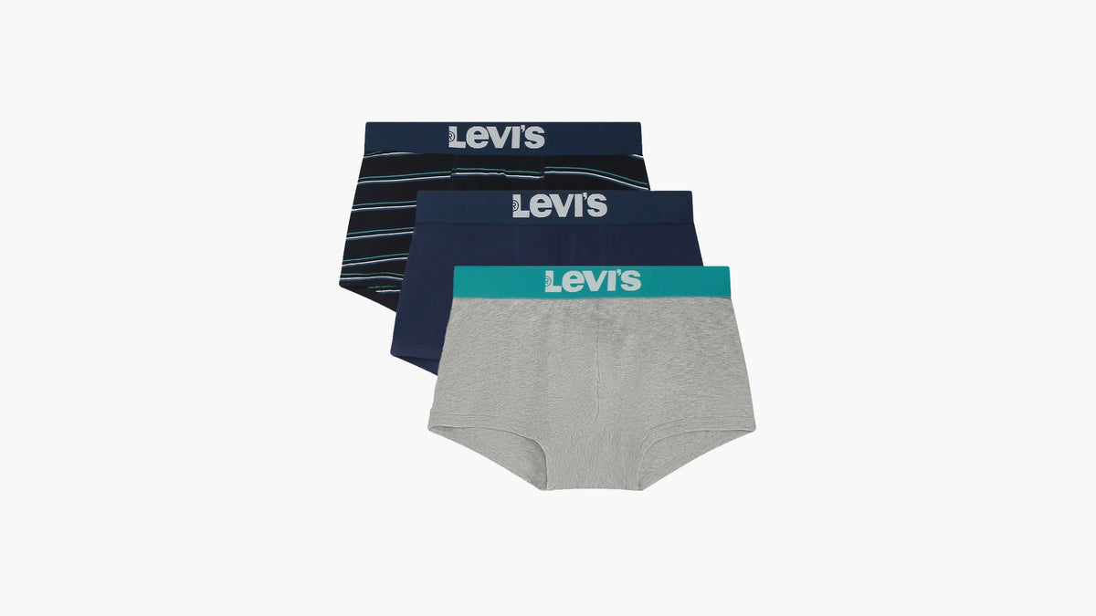 Levi's® Men's T-Shirt Striped Trunks (3 Pack)