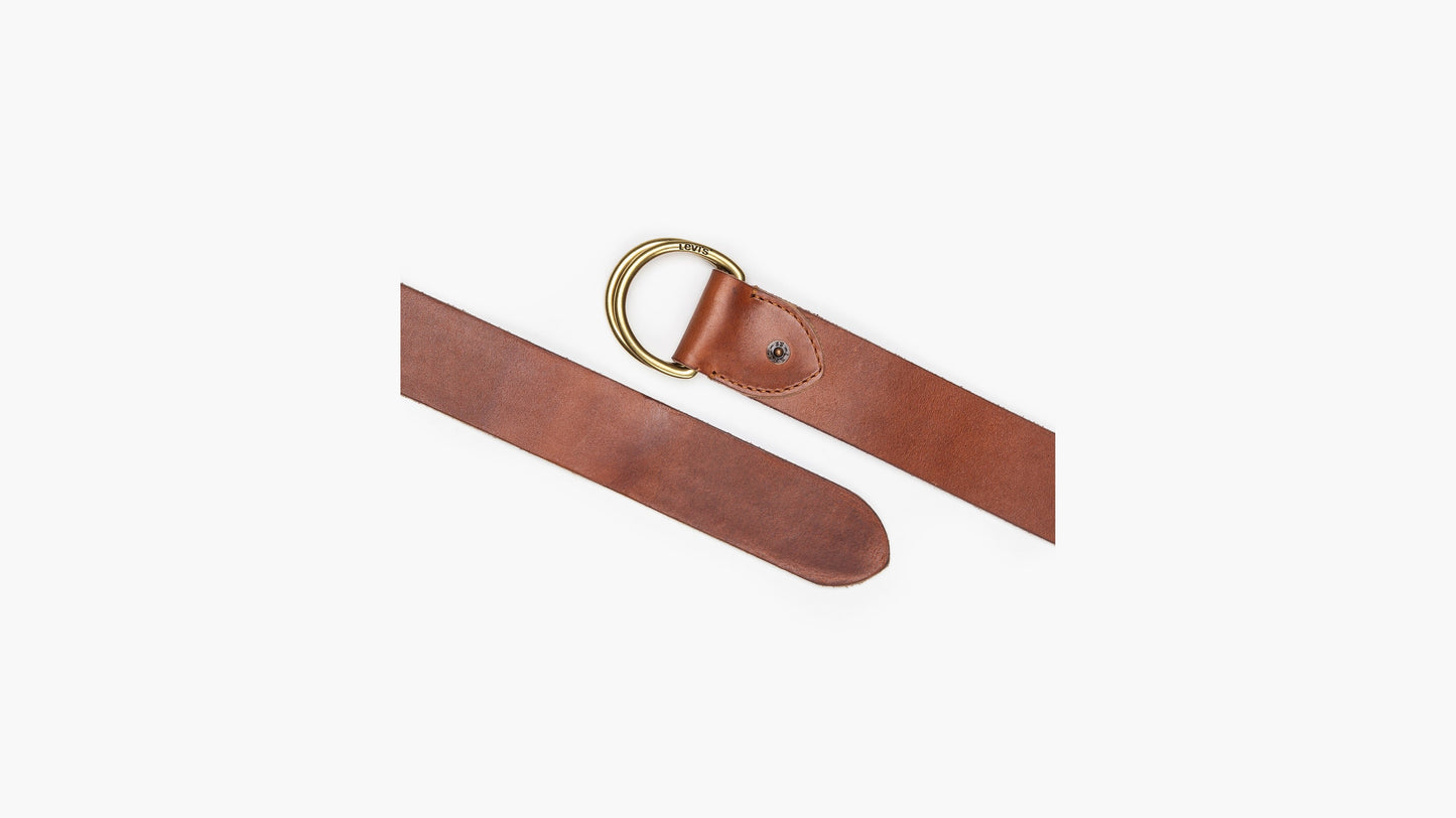 Levi's® Men's Washed Leather Ring Belt