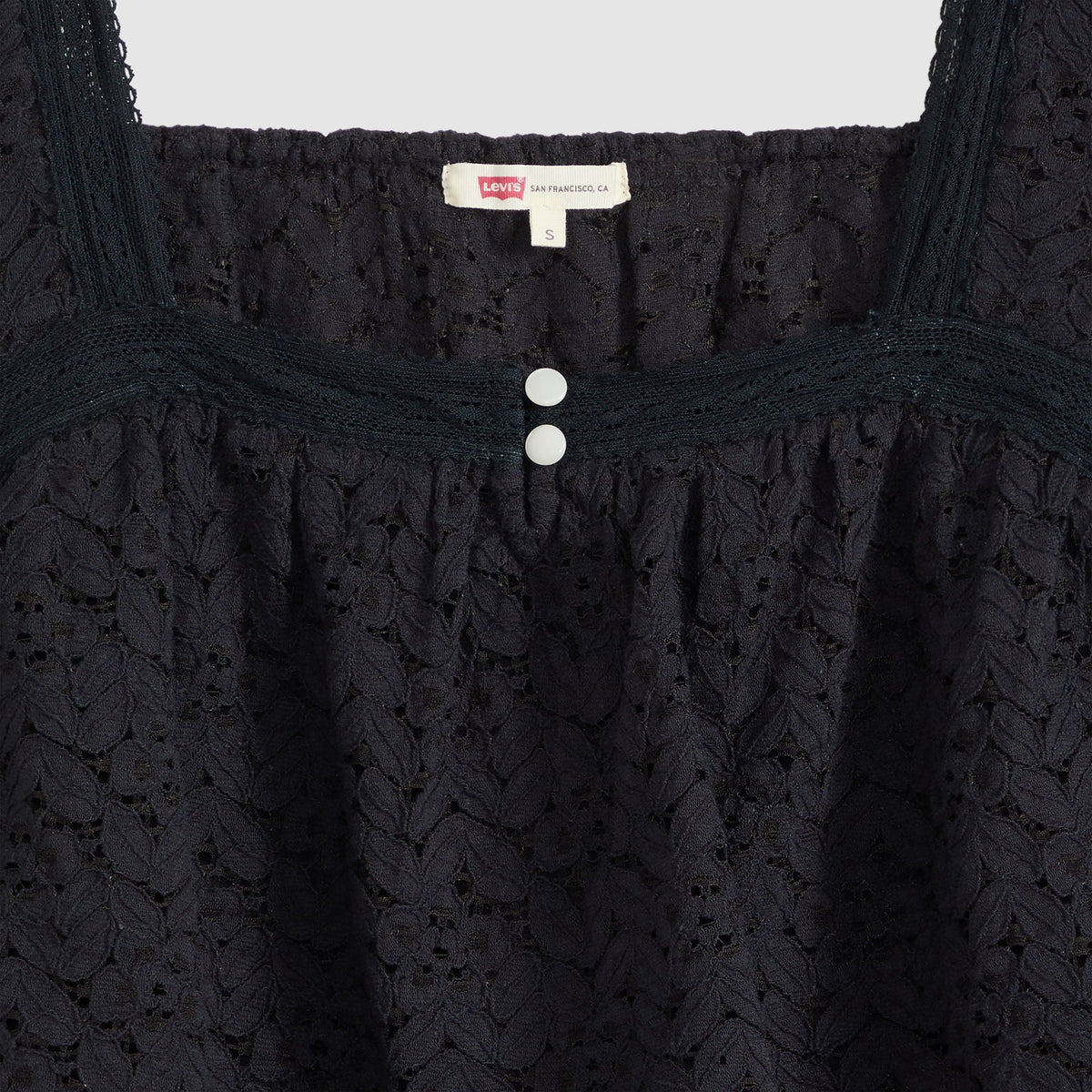 Levi's® Women's Dom Short-Sleeve Lace Blouse