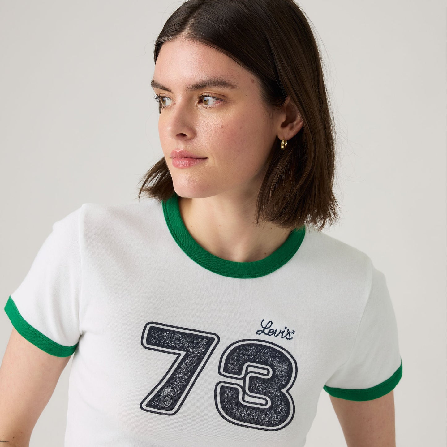 Levi's® Women's Graphic Ringer Mini T-Shirt