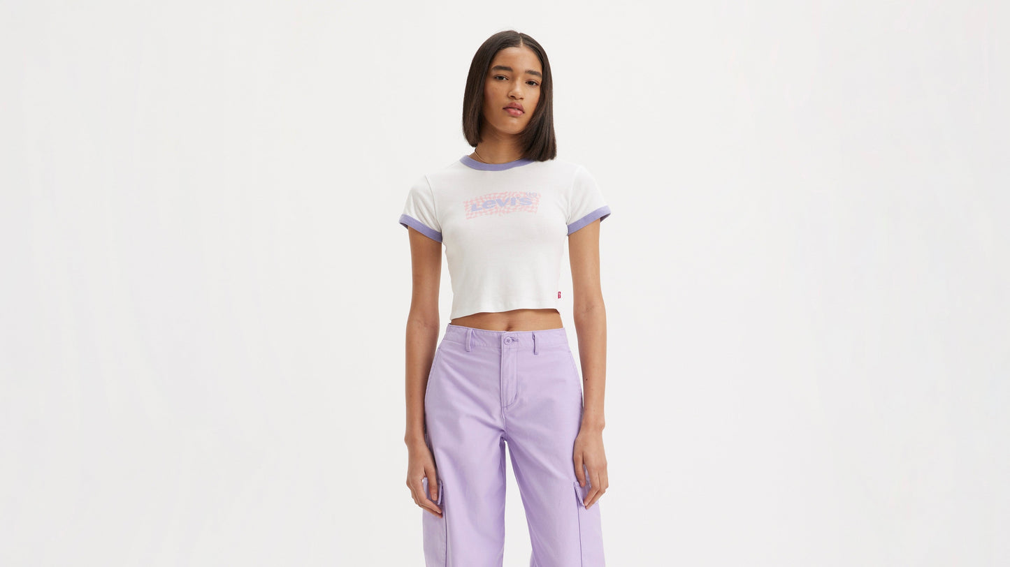 Levi's® Women's Graphic Ringer Mini Tee
