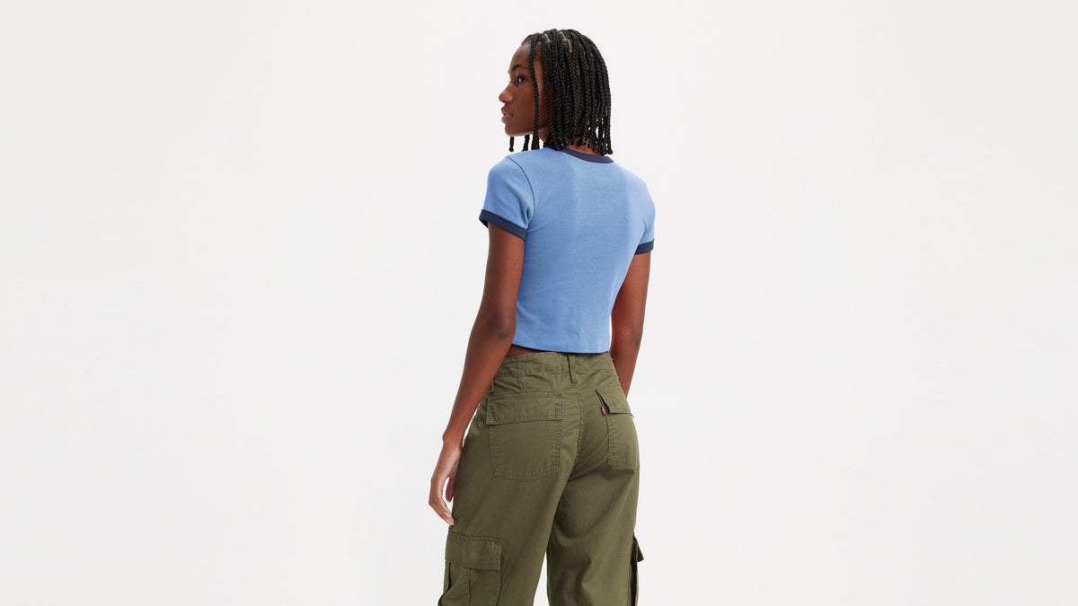 Levi's® Women's Graphic Ringer Mini T-Shirt