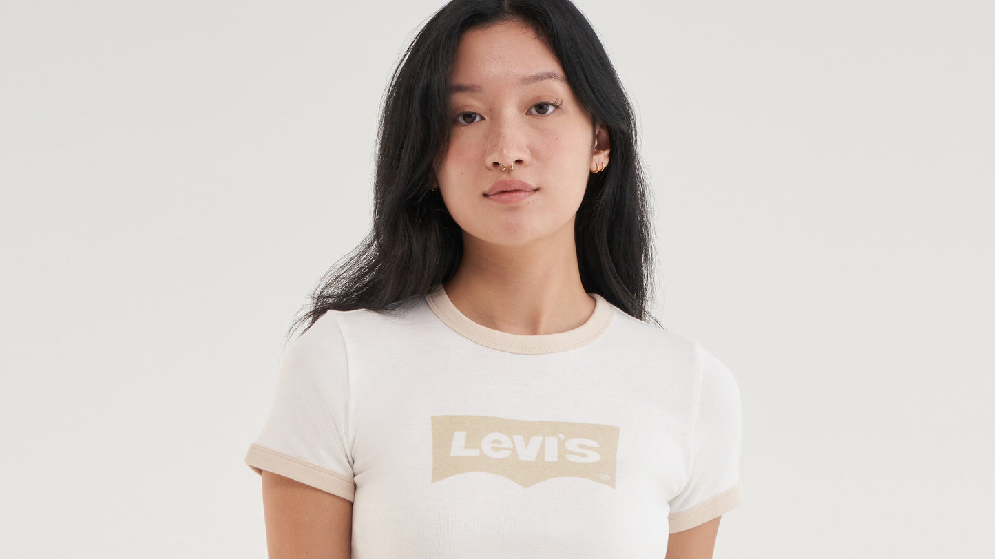 Levi's® Women's Graphic Ringer Mini T-Shirt