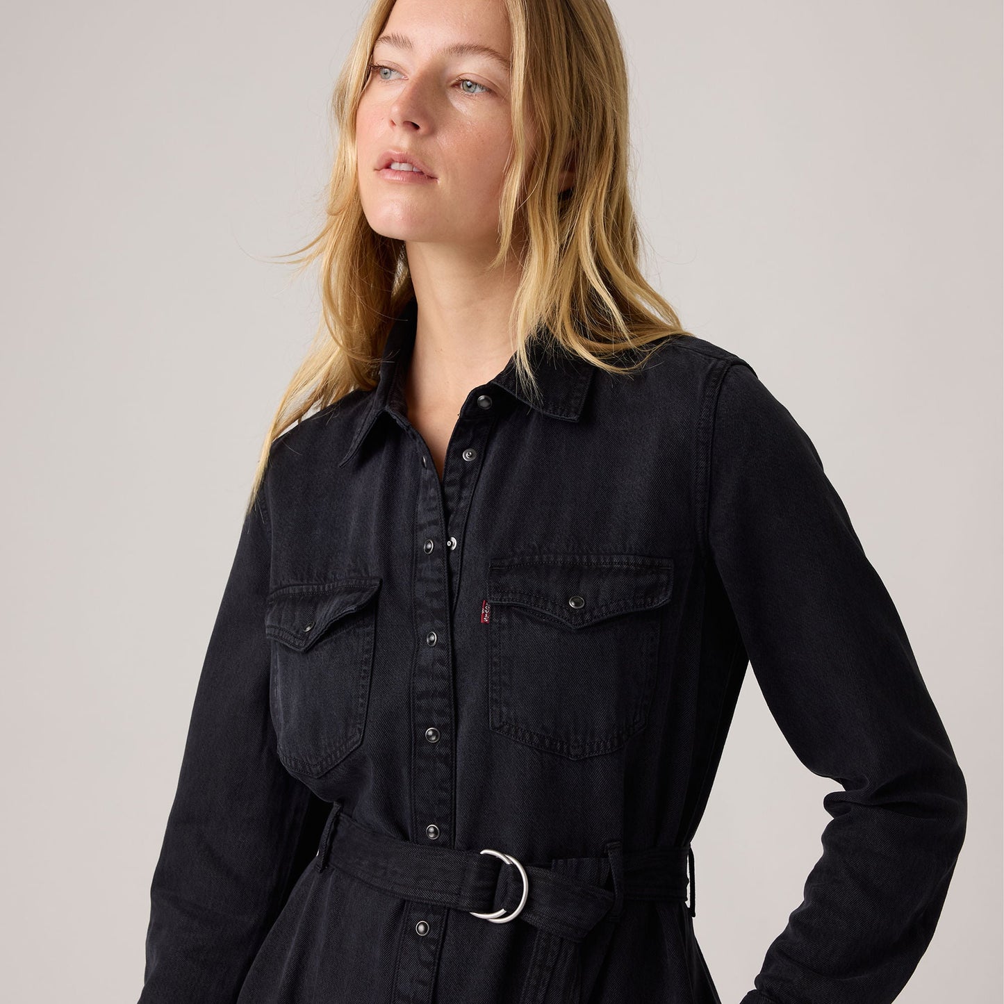 Levi's® Women's Quincey Long-Sleeve Maxi Dress