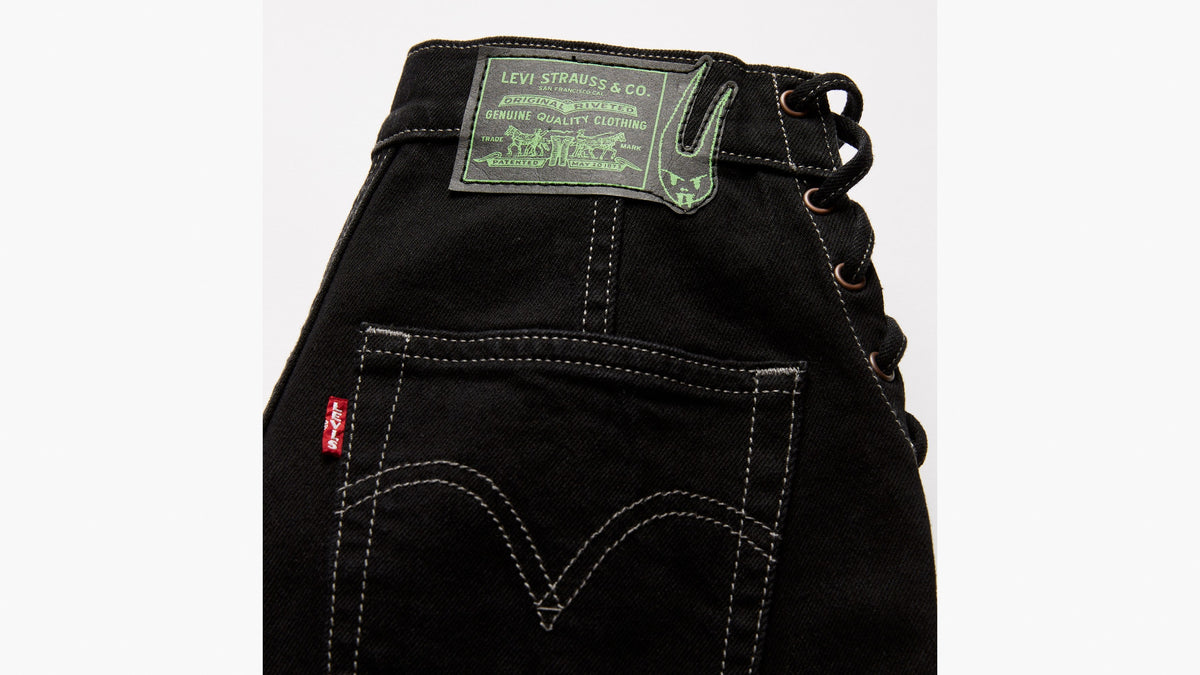 Levi's® x Barbie Ferreira Lace-Up Flare Jeans