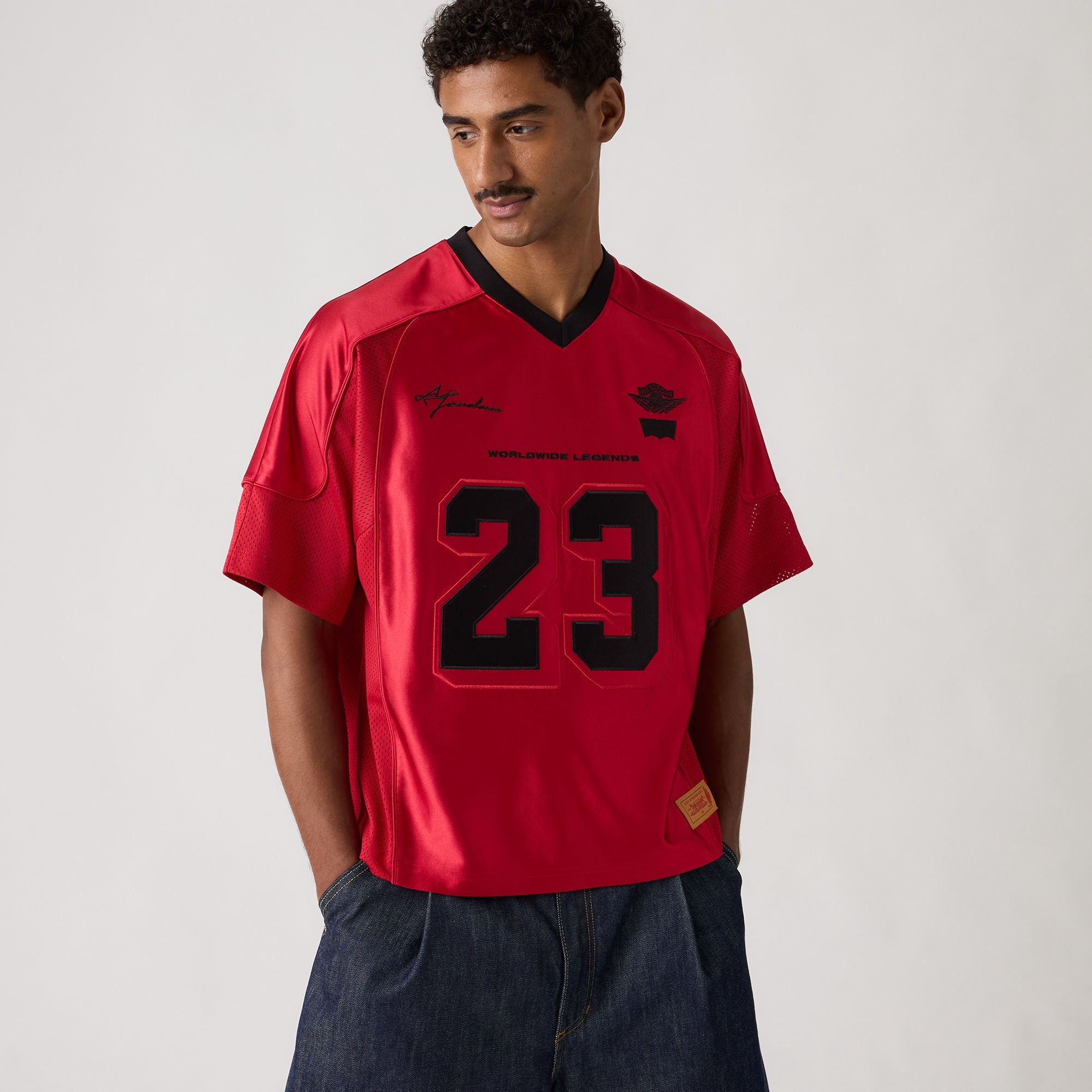 Levi's® x Jordan Football Jersey - Red | Levi's TH