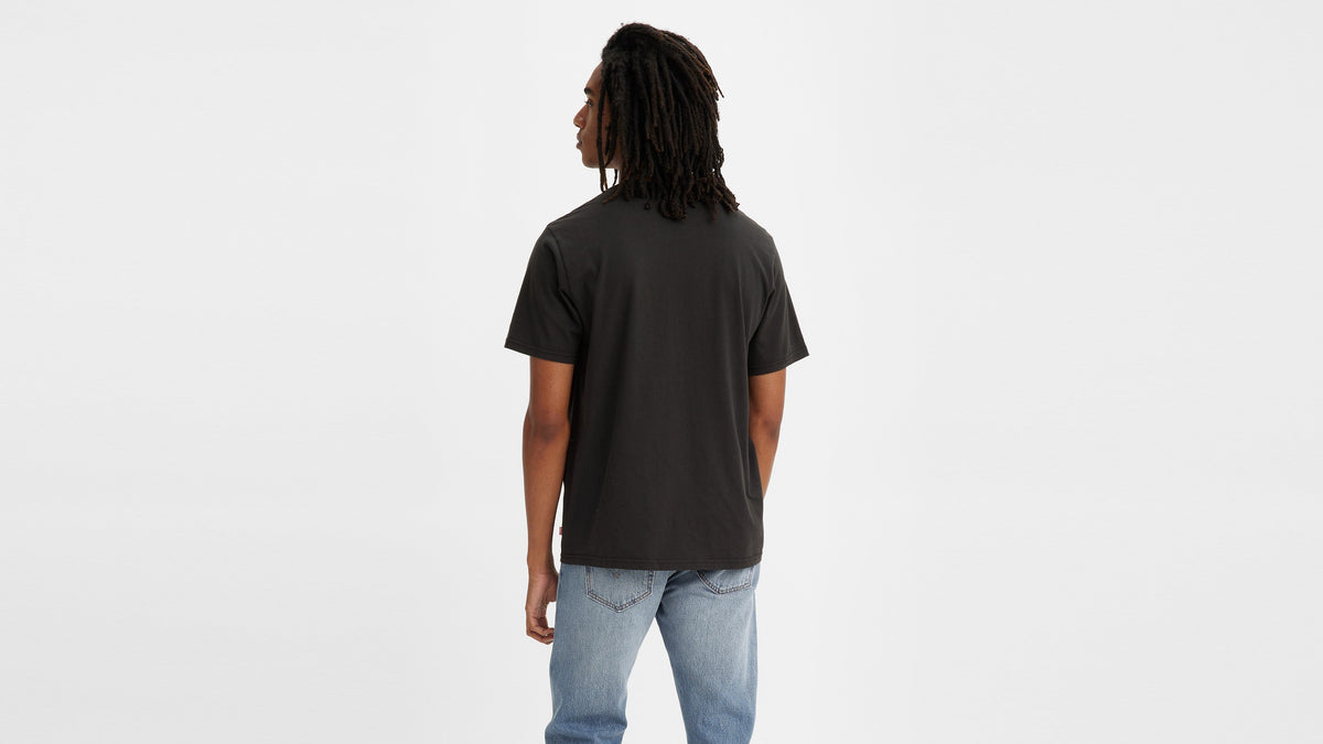 Levi's® Men's Ss Relaxed Fit Tee Holiday Poster Caviar