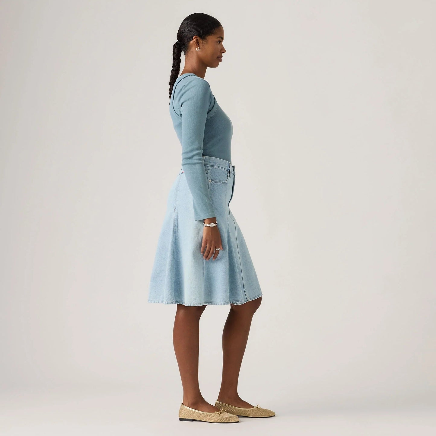 Levi's® Women's Godet Knee-Length Skirt