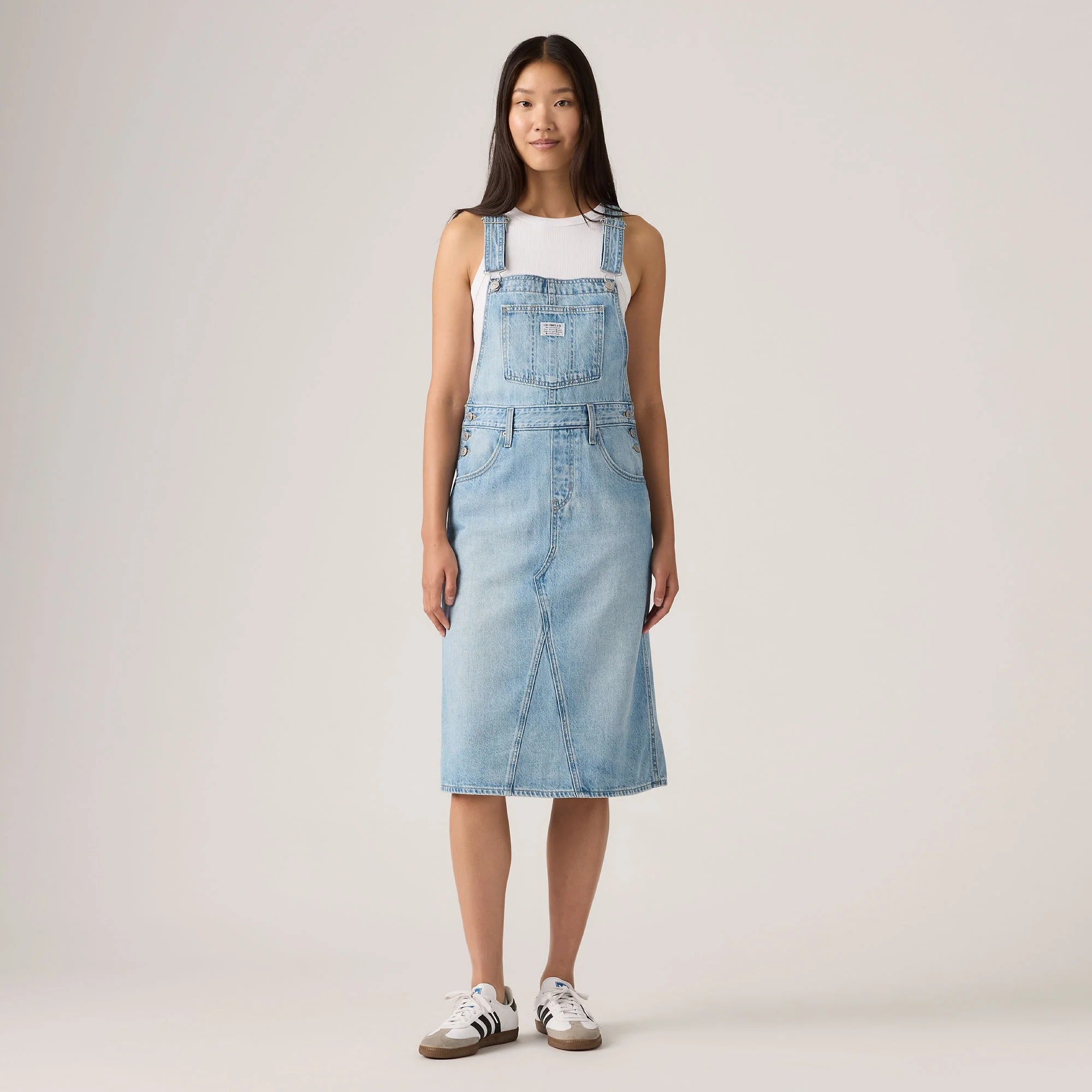 Levi's® Women's Decon Skirtall - Medium Indigo | Levi's TH