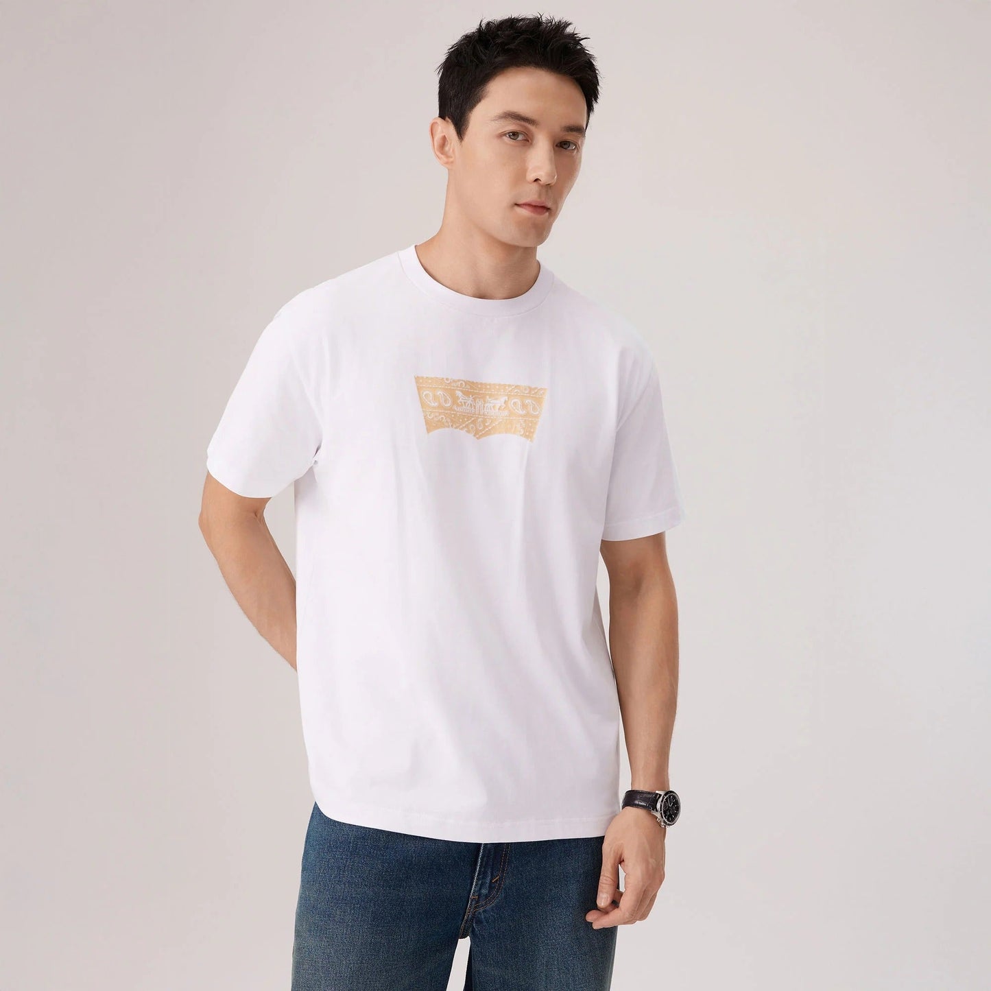 Levi's® Lunar New Year Men's Foiled Batwing Short-Sleeve Tee