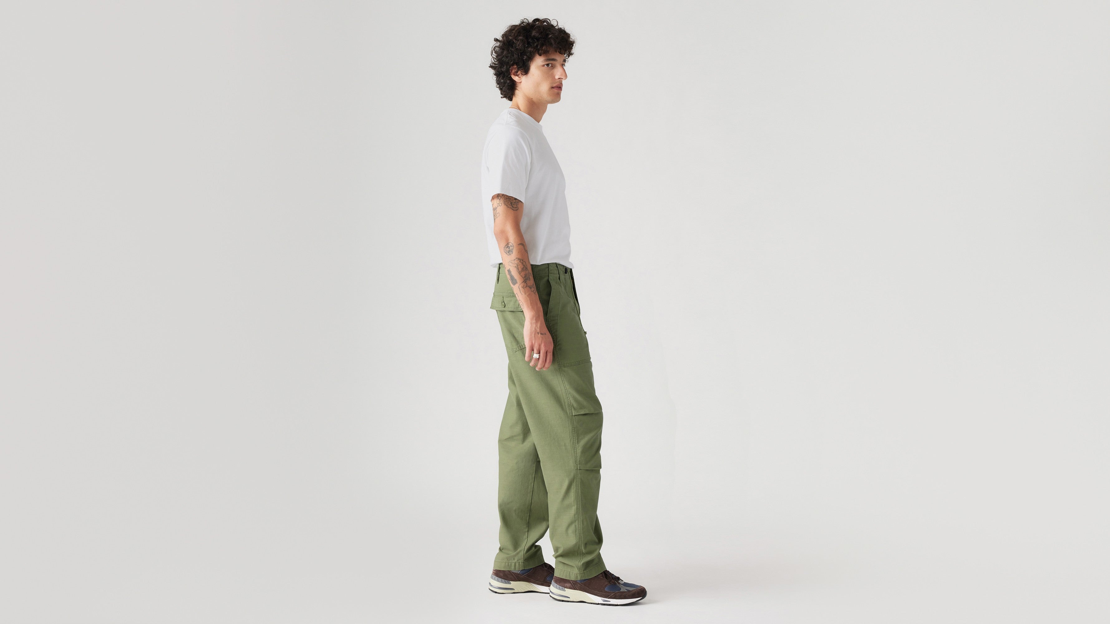 パンツ Levi's/Paint stains Mole skine pants Level 7 Mens Slim Straight Premium Bleach Washed Distressed