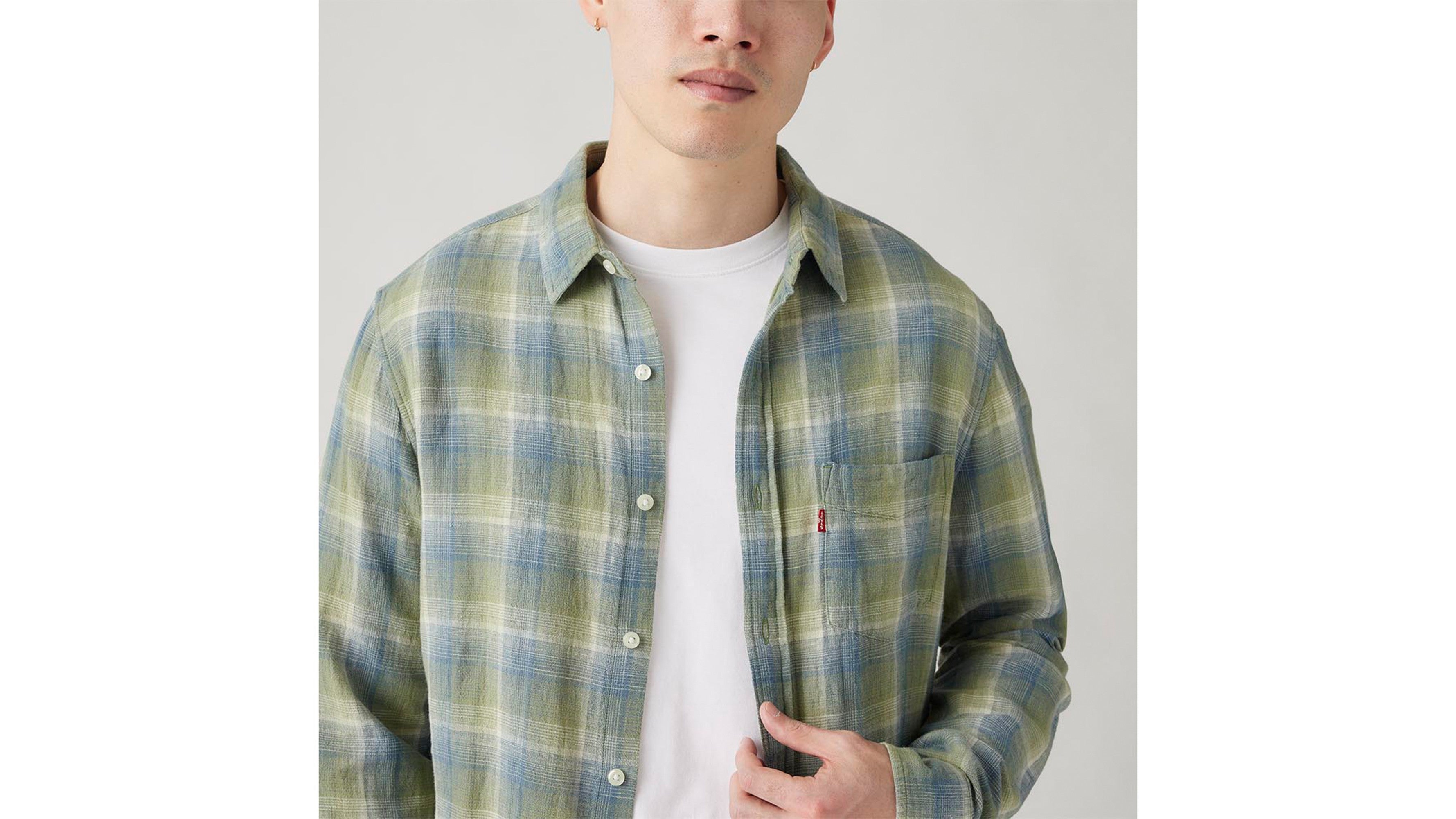 Sunset 1 Pocket Standard Shirt - Green | Levi's® IS Sunset 1 Pocket Standard Shirt - Green | Levi's® IS