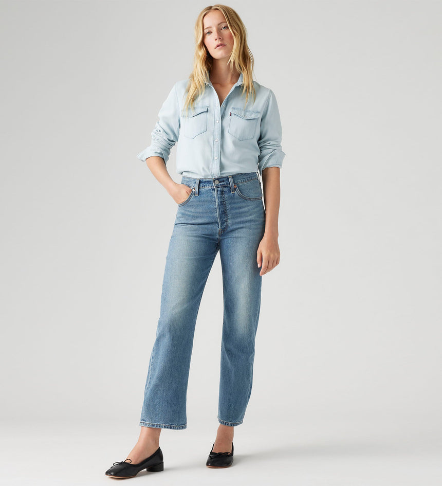 Levi's® Women's Ribcage Straight Ankle Jeans Cool Invite Levi's TH
