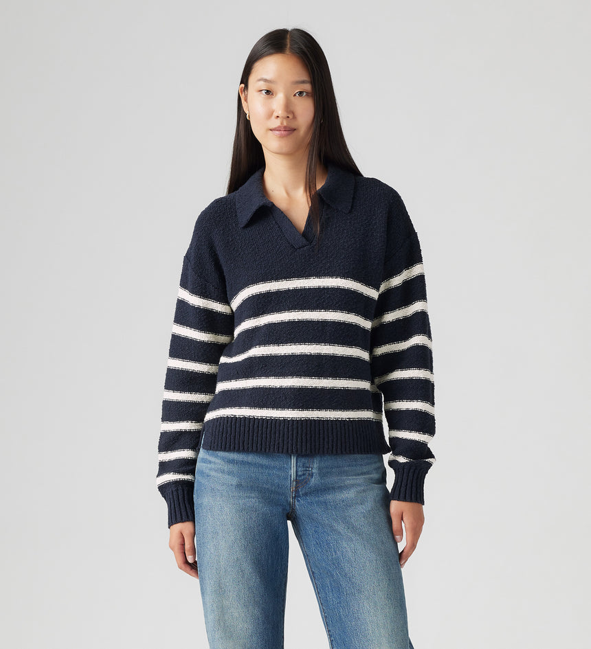Womens Sweater Tops WOMEN'S SOUFFLE YARN MOCK NECK SWEATER UNIQLO TH