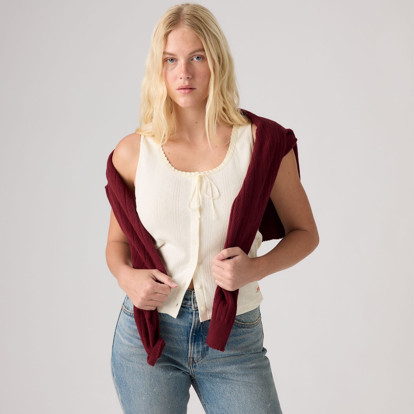 Levi's® Dry Goods Women's Pointelle Lace Tank