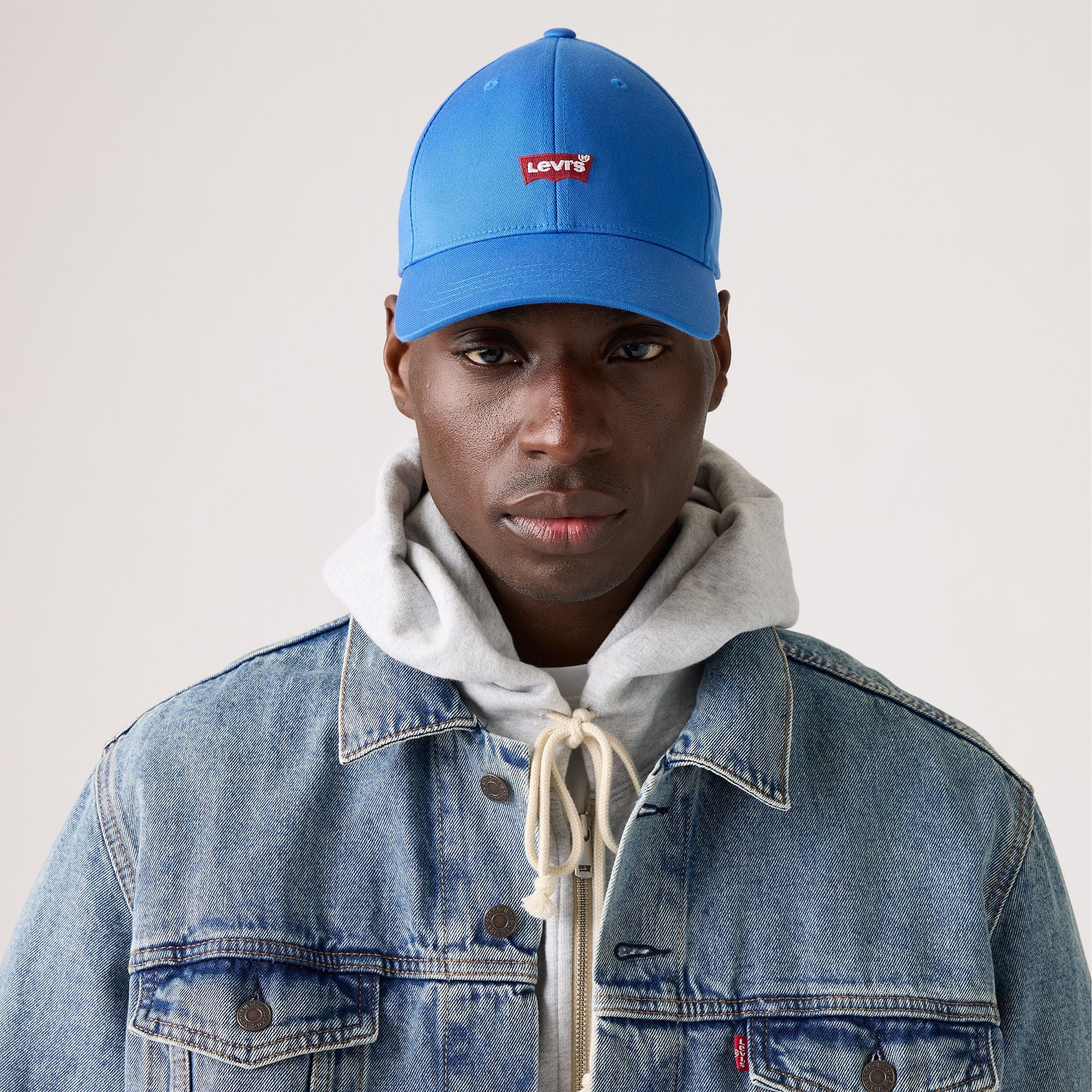 Levi's® Men's Flexfit® Housemark Logo Cap - Blue | Levi's TH