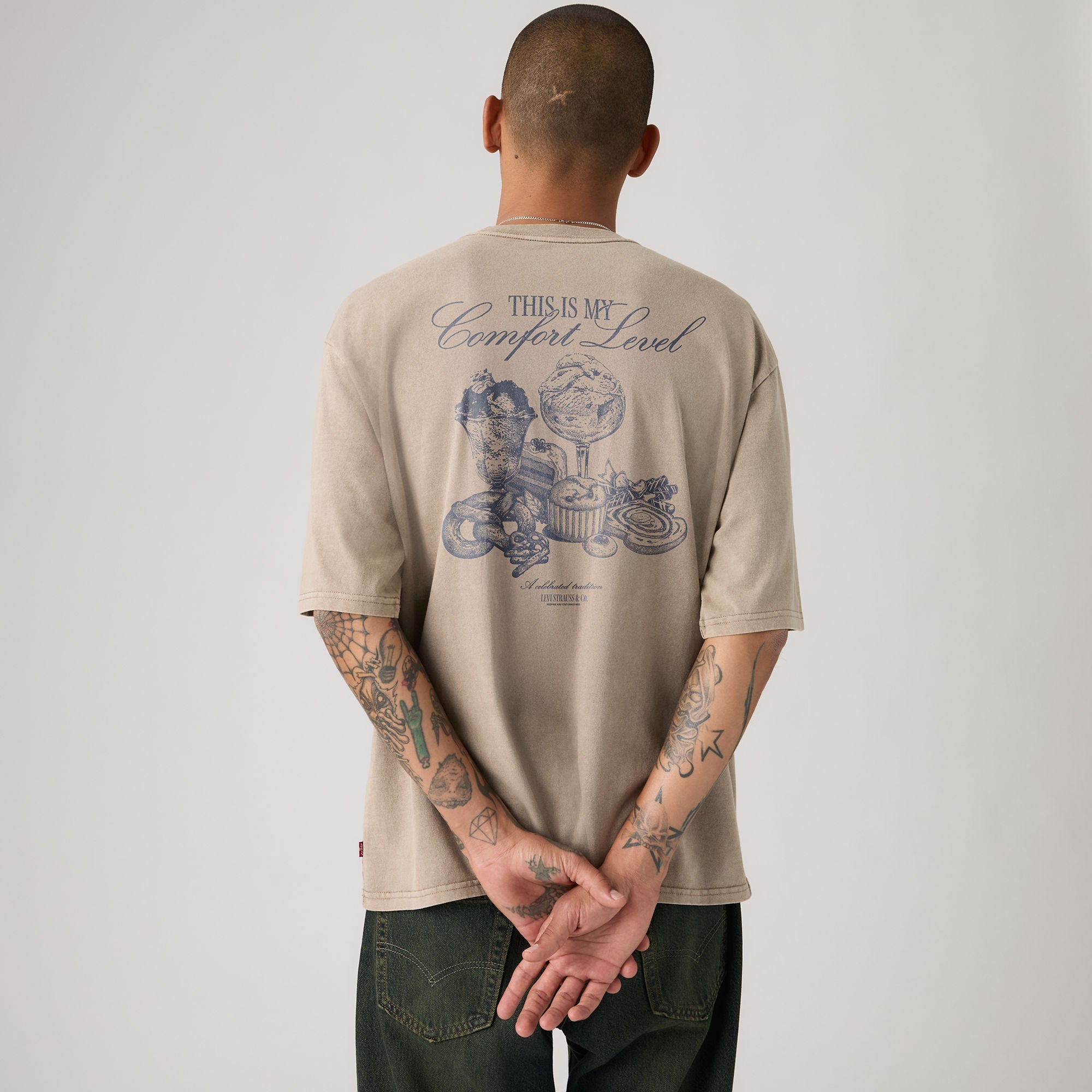 Levi's® Men's Half-Sleeve T-Shirt - Brown | Levi's TH