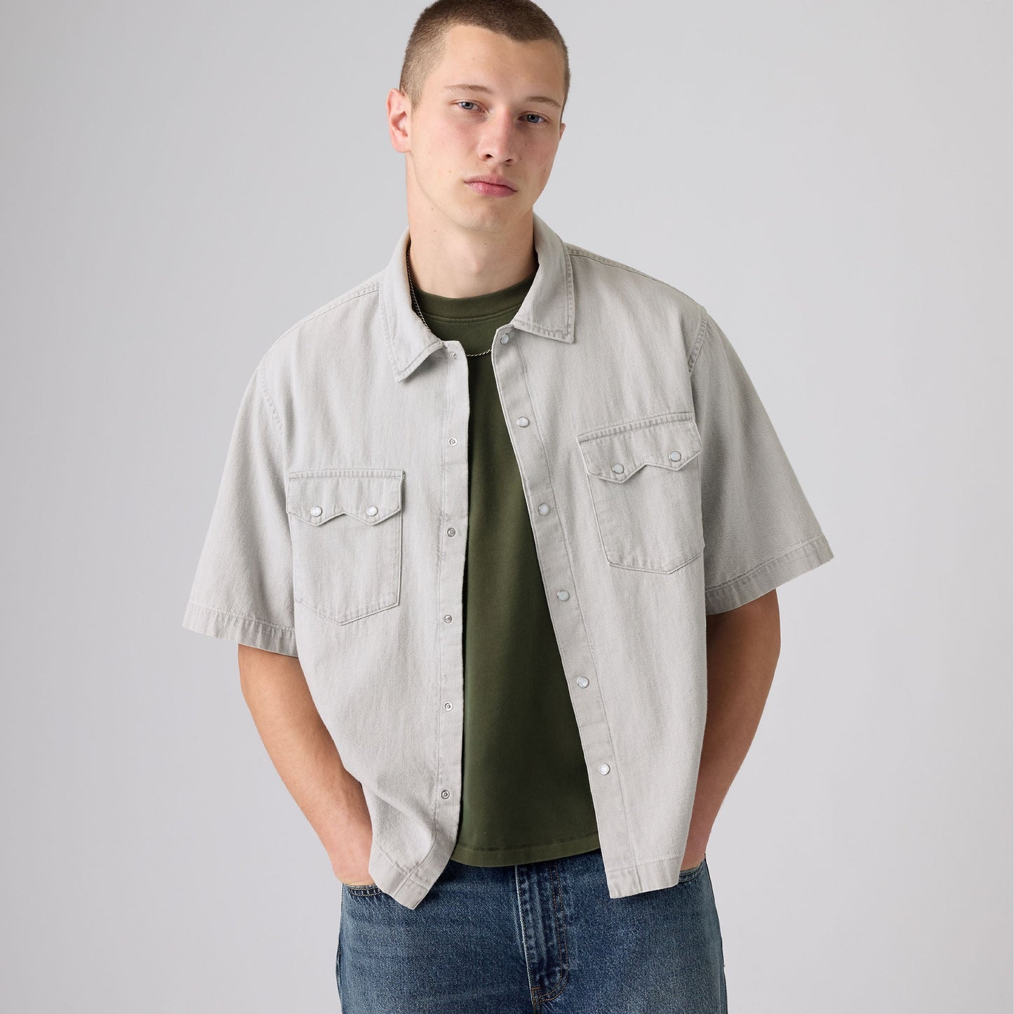 Levi's® Men's Short-Sleeve Boxy Western Shirt