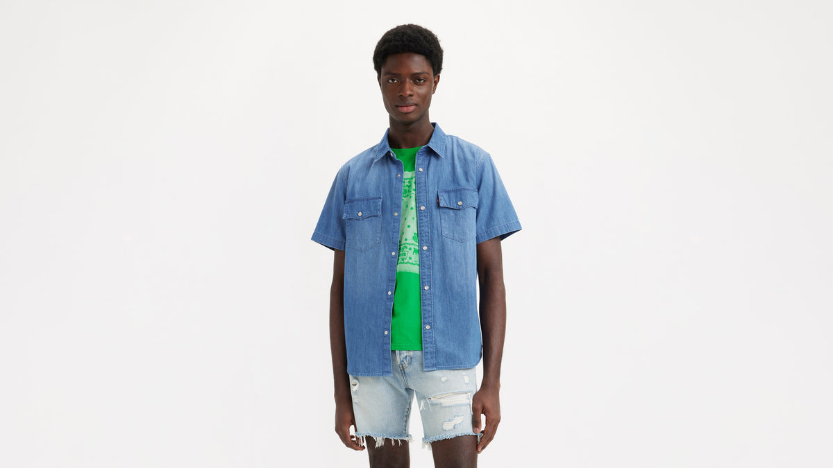 Levi's® Men's Short-Sleeve Relaxed Fit Western Shirt