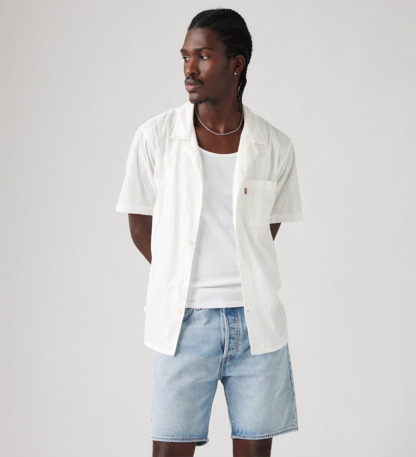 Levi's® Men's Sunset Camp Shirt - White | Levi's TH