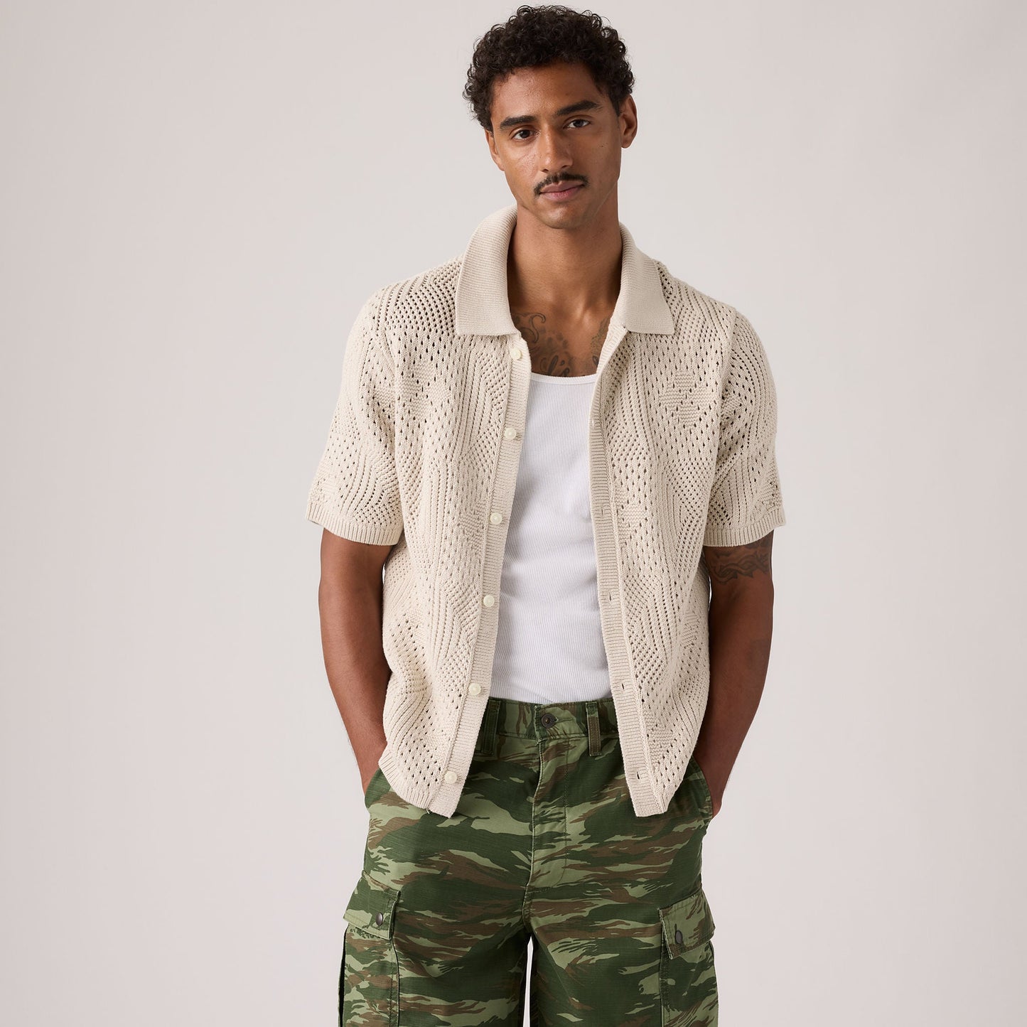 Levi's® Men's Sweater Camp Shirt