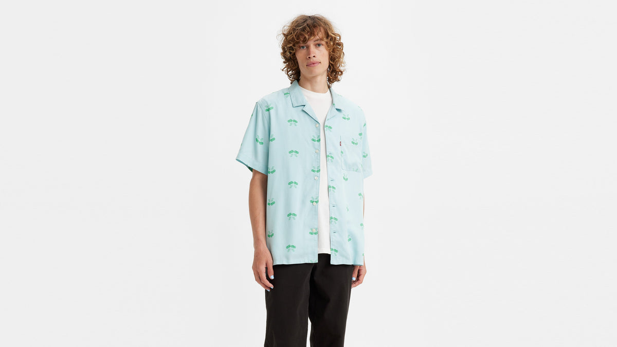 Levi's® Men's The Sunset Camp Shirt Bitter Cherry Forget