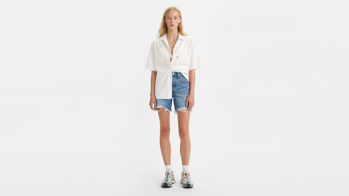 Levi's® Women's 501® Original High-Rise Mid-Thigh Jean Shorts