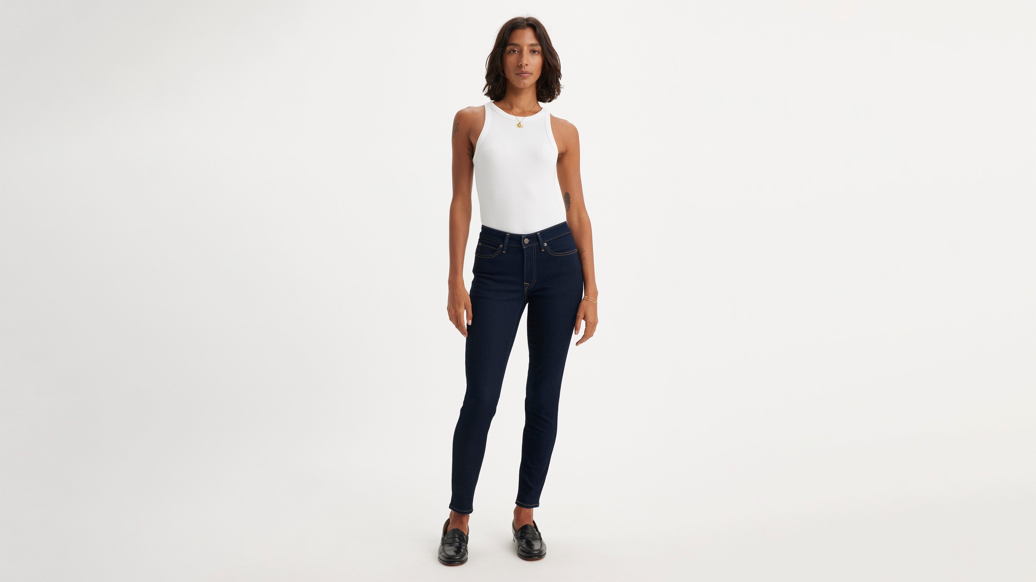 Levi's® Women's 711 Skinny Jeans - Cast Shadows - Blue | Levi's TH