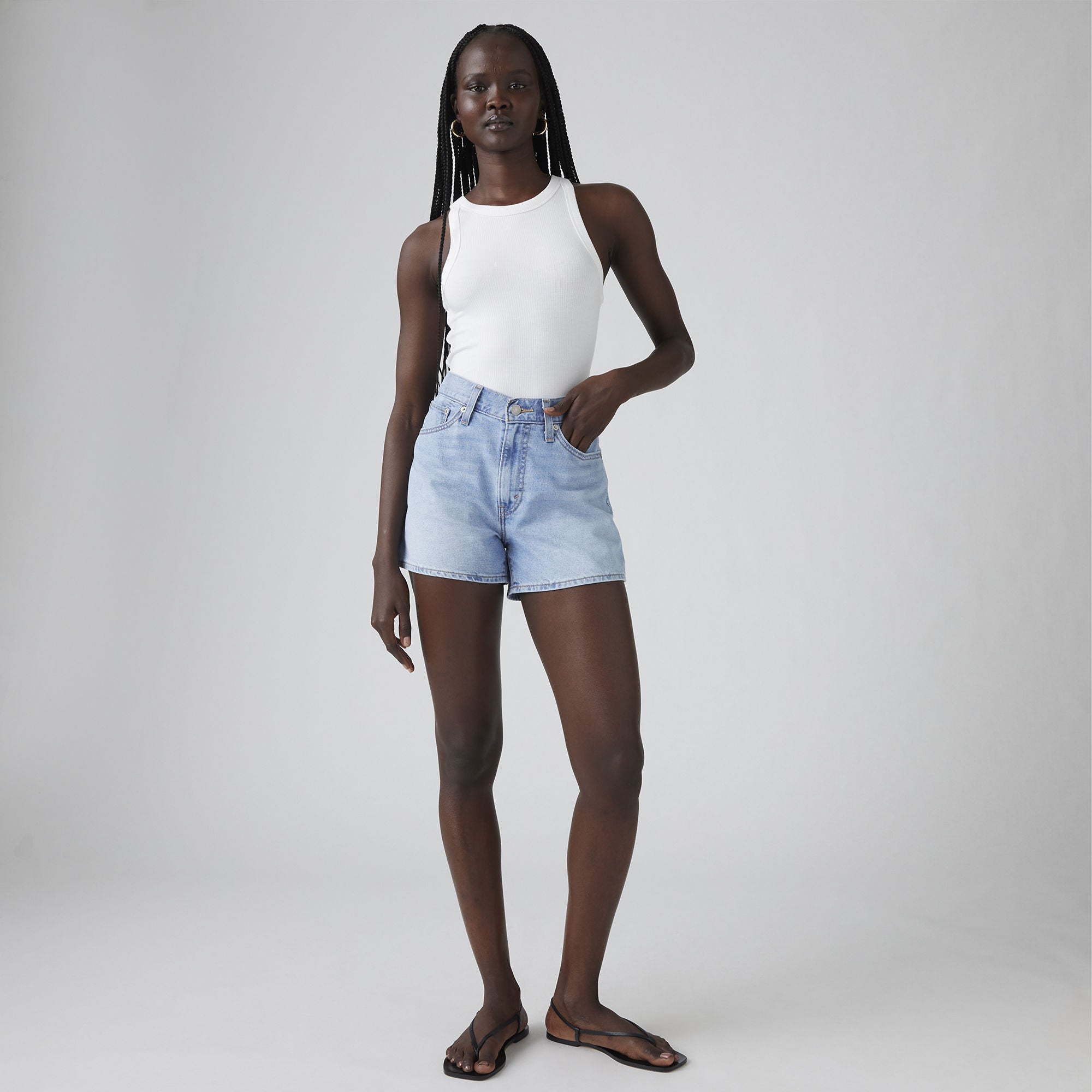 Levi's® Women's '80s Mom Shorts - Light Indigo | Levi's TH
