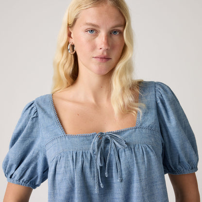Levi's® Women's Darling Short-Sleeve Cutwork Blouse