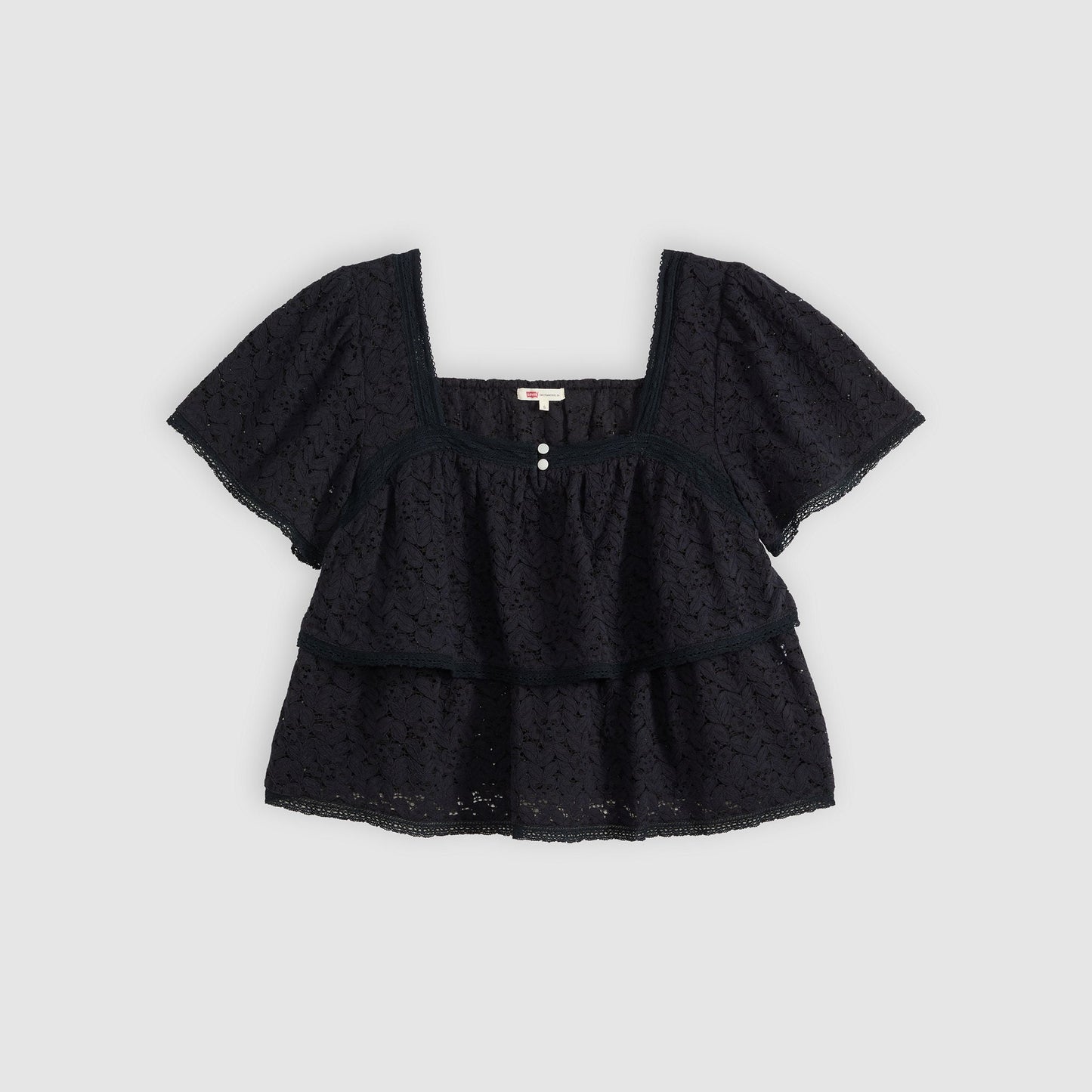 Levi's® Women's Dom Short-Sleeve Lace Blouse