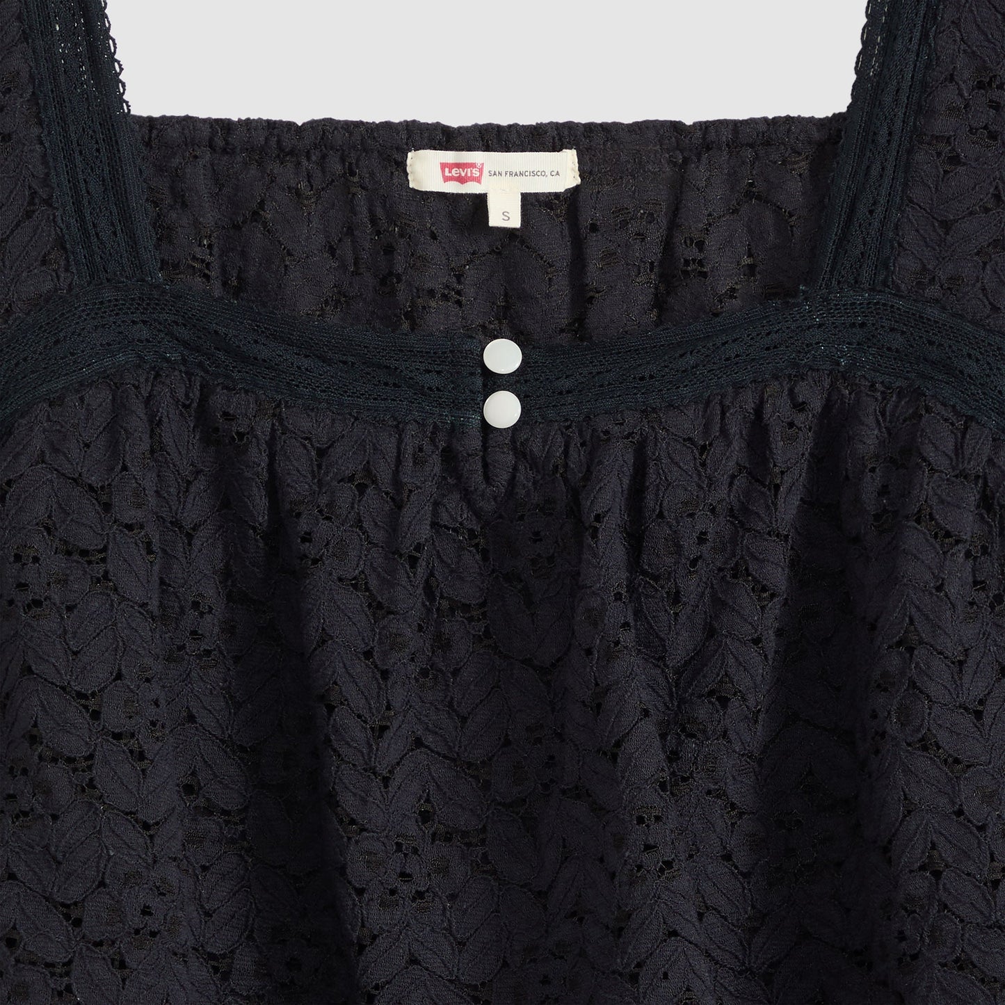 Levi's® Women's Dom Short-Sleeve Lace Blouse