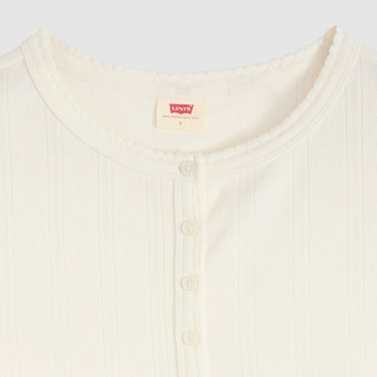 Levi's® Women's Dry Goods Pointelle Short-Sleeve Henley
