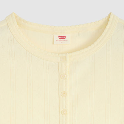 Levi's® Women's Dry Goods Pointelle Short-Sleeve Henley