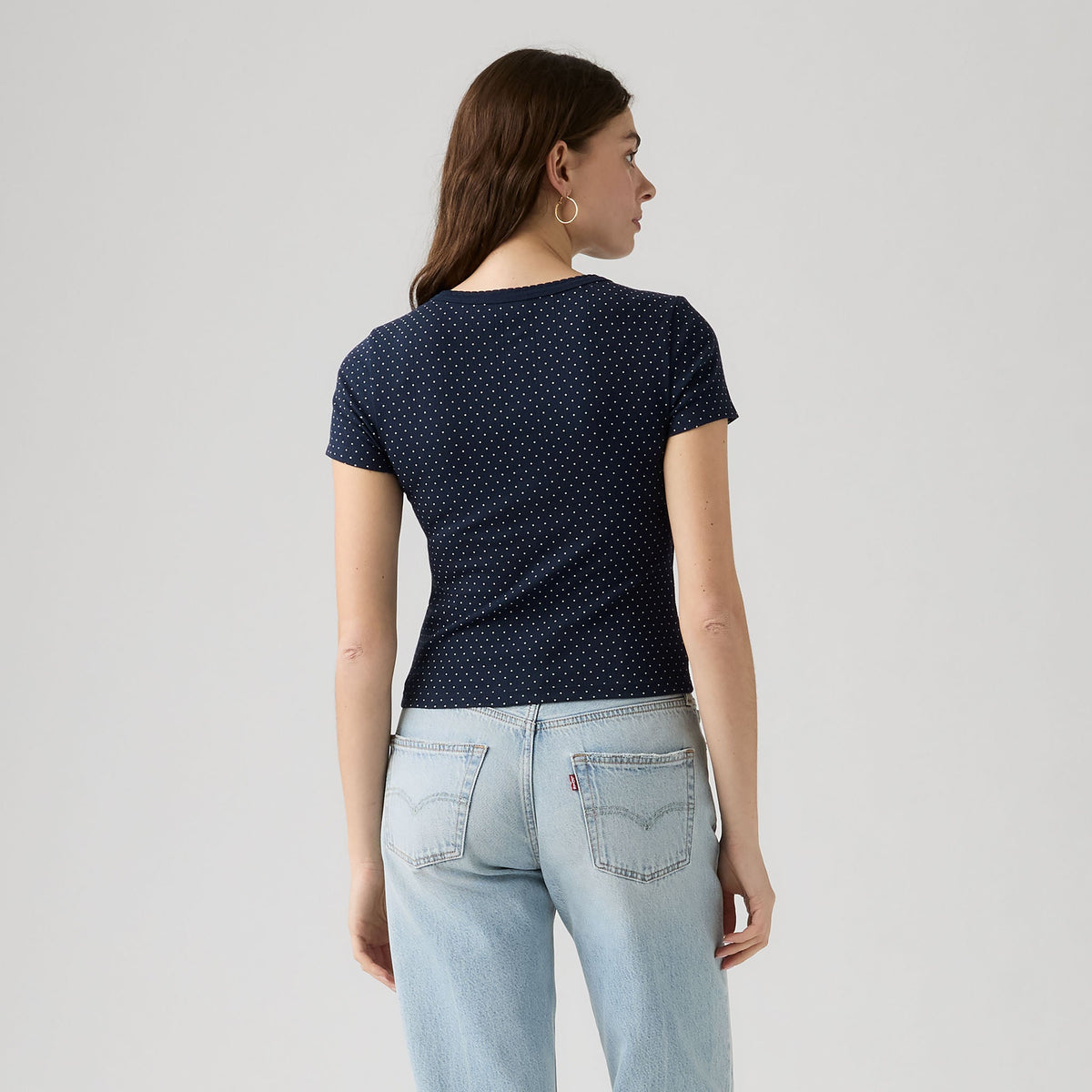 Levi's® Women's Dry Goods Pointelle Short-Sleeve Henley