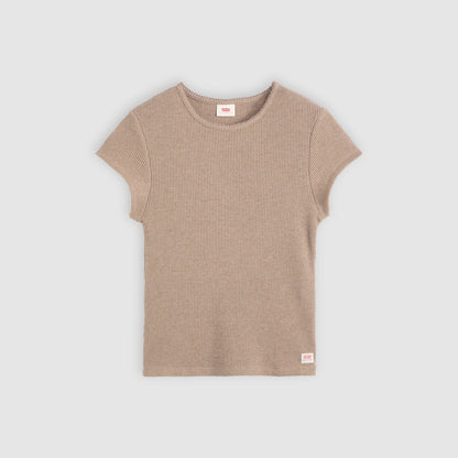 Levi's® Women's Dry Goods Waffle Cap-Sleeve Tee