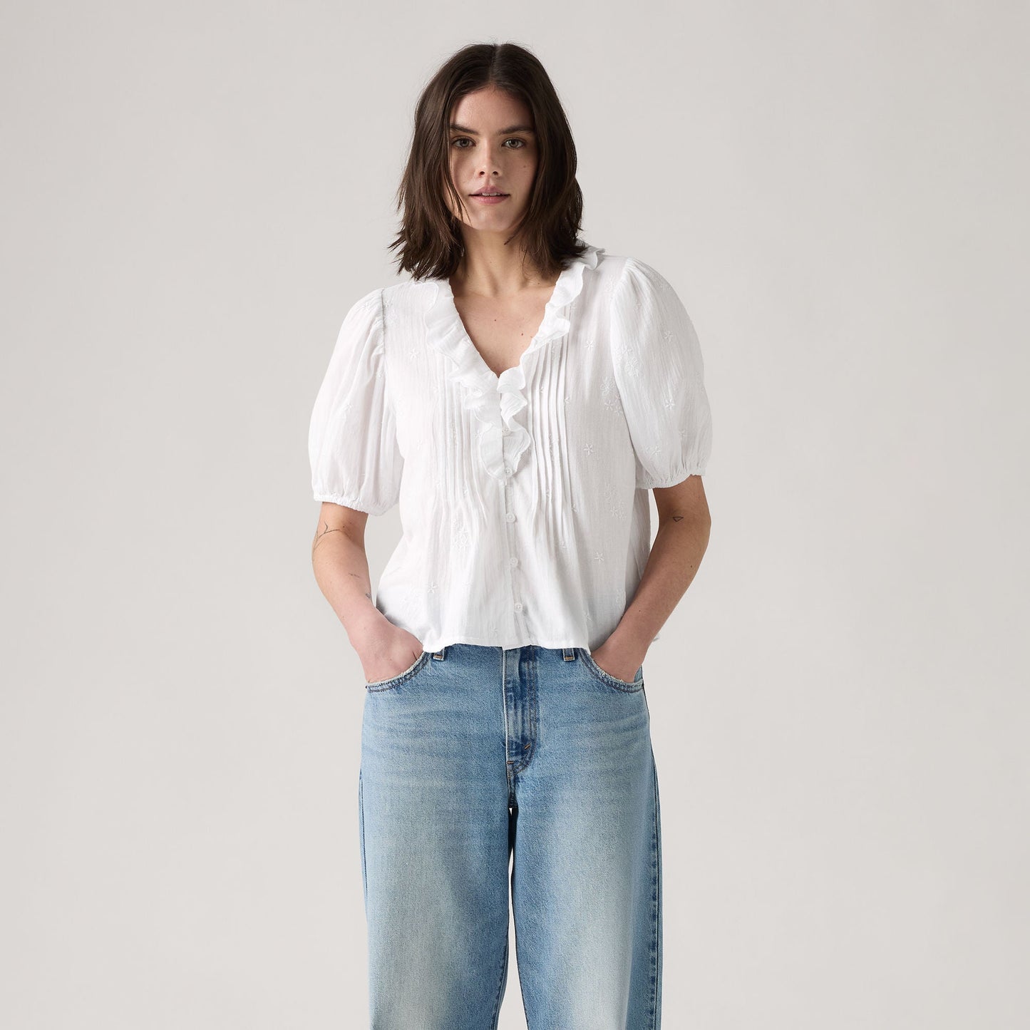 Levi's® Women's Giselle Ruffle Blouse