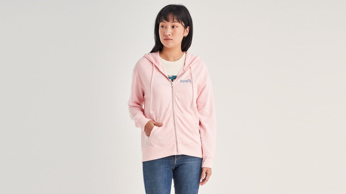 Levi's® Women's Graphic Regular Fit Zip Hoodie