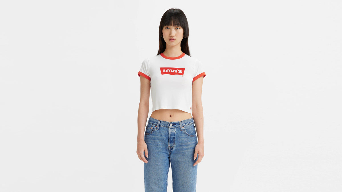 Levi's® Women's Graphic Ringer Mini Tee