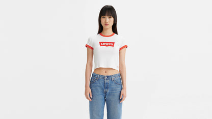 Levi's® Women's Graphic Ringer Mini Tee
