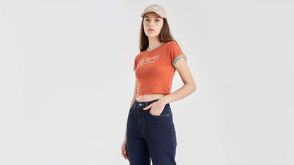Levi's® Women's Graphic Ringer Mini T-Shirt