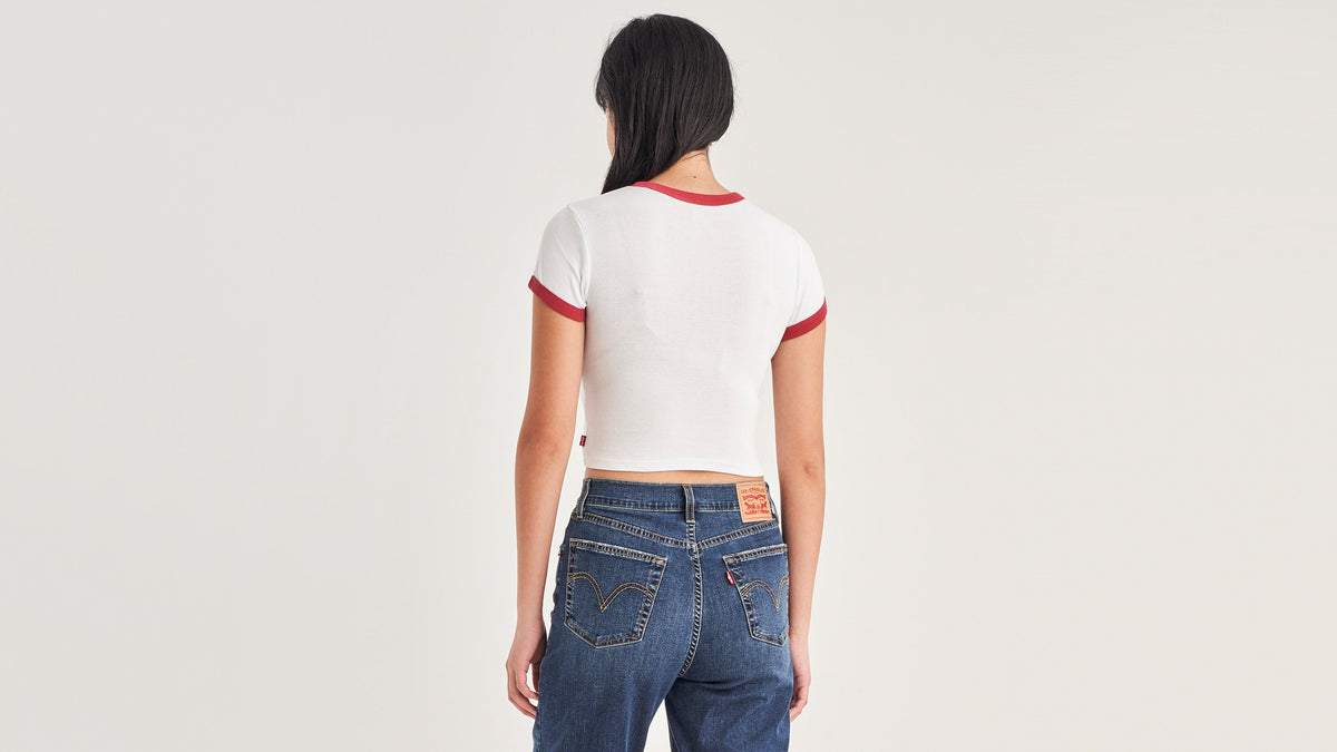 Levi's® Women's Graphic Ringer Mini T-Shirt