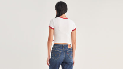 Levi's® Women's Graphic Ringer Mini T-Shirt