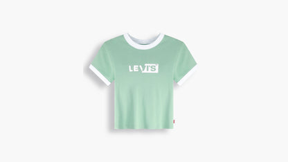 Levi's® Women's Graphic Ringer Mini T-Shirt