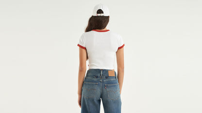Levi's® Women's Graphic Ringer Mini T-Shirt