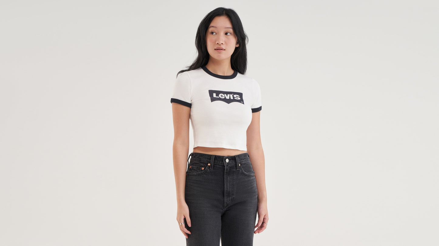 Levi's® Women's Graphic Ringer Mini T-Shirt