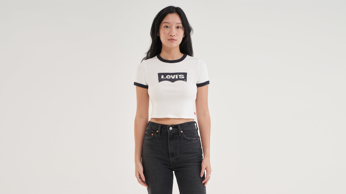 Levi's® Women's Graphic Ringer Mini T-Shirt