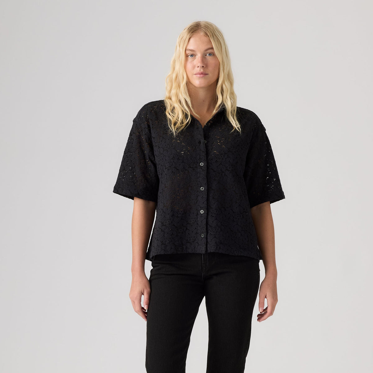 Levi's® Women's Harlie Short-Sleeve Lace Shirt